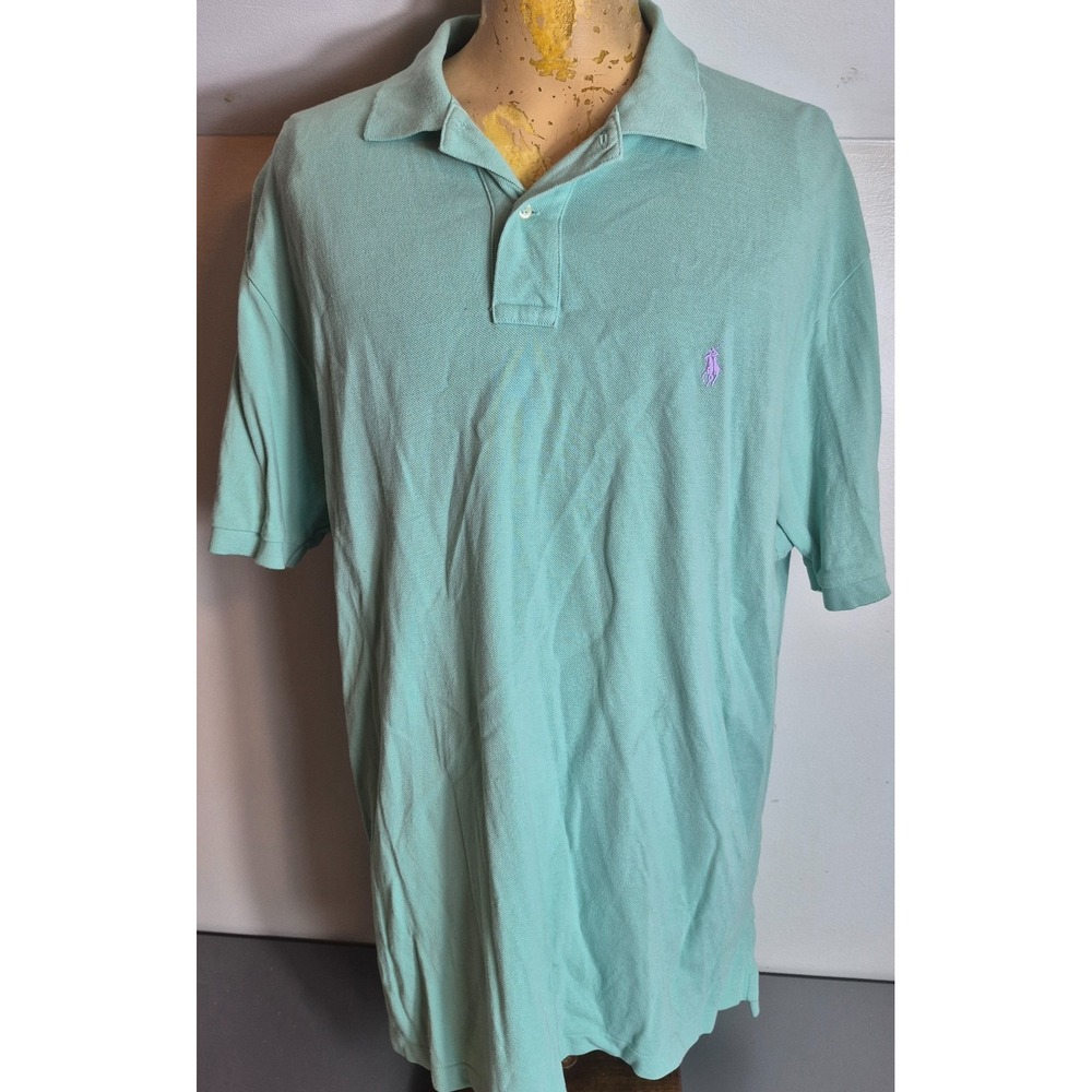 Polo Ralph Lauren Mens Classic Fit Shirt XXL 2XL Pastel Blue